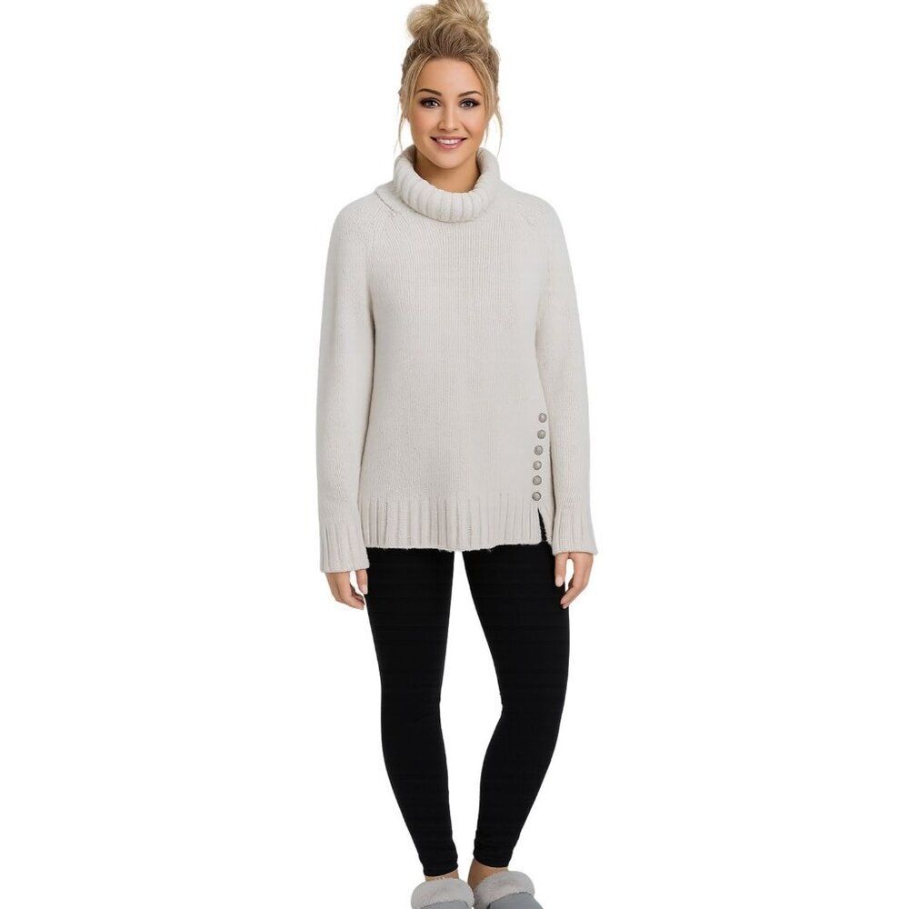 Special Request Parkhurst Sweater Turtle Neck CREAM Women's Woman's Large